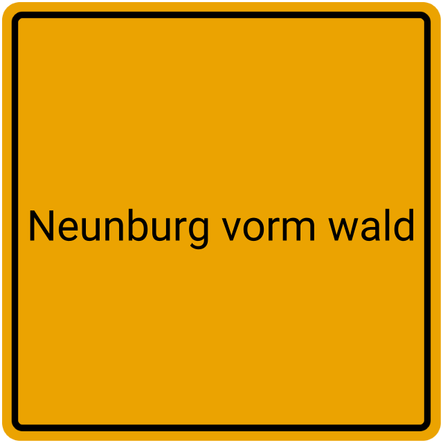 Meldebestätigung Neunburg vorm Wald